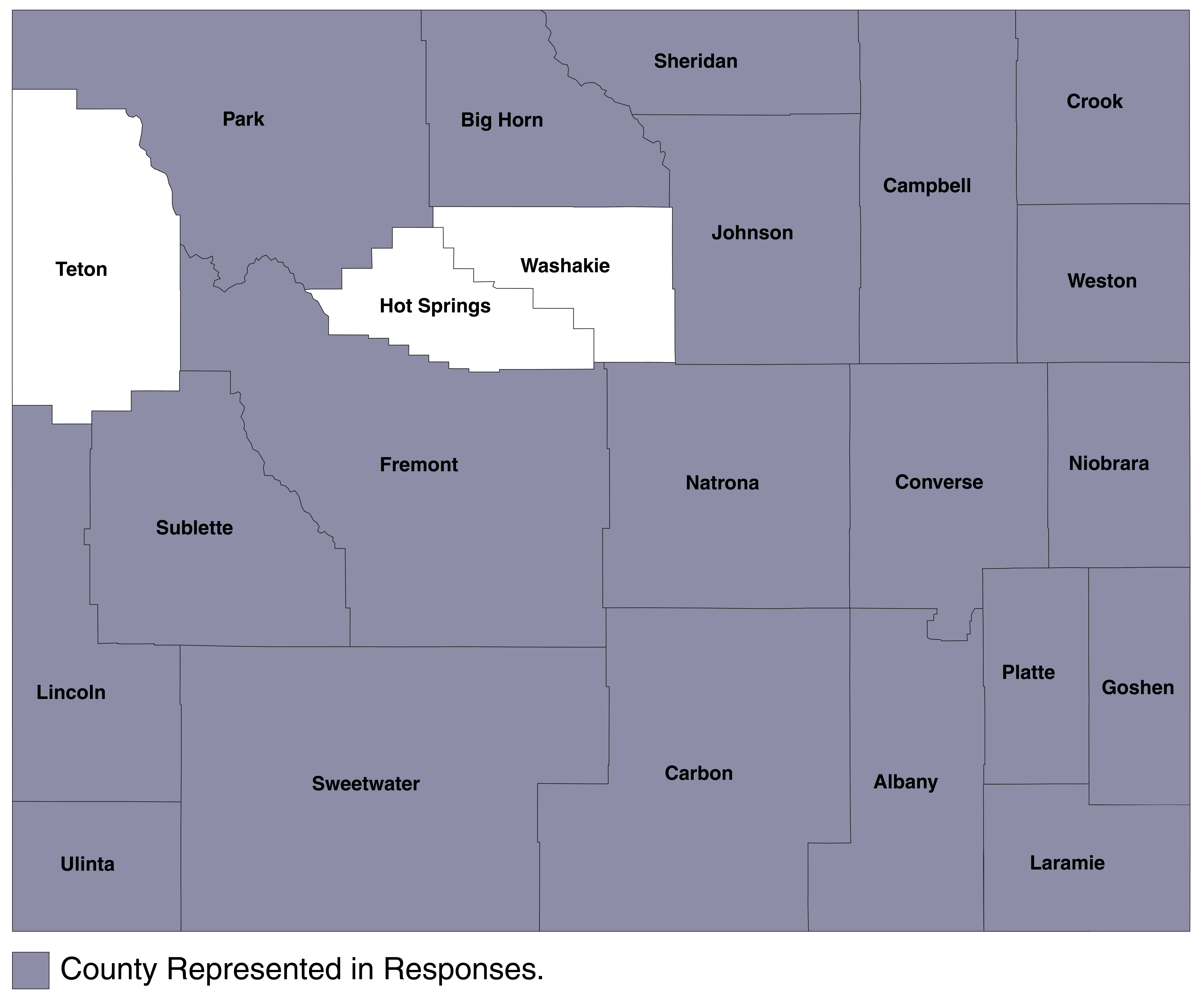 Wyoming counties map